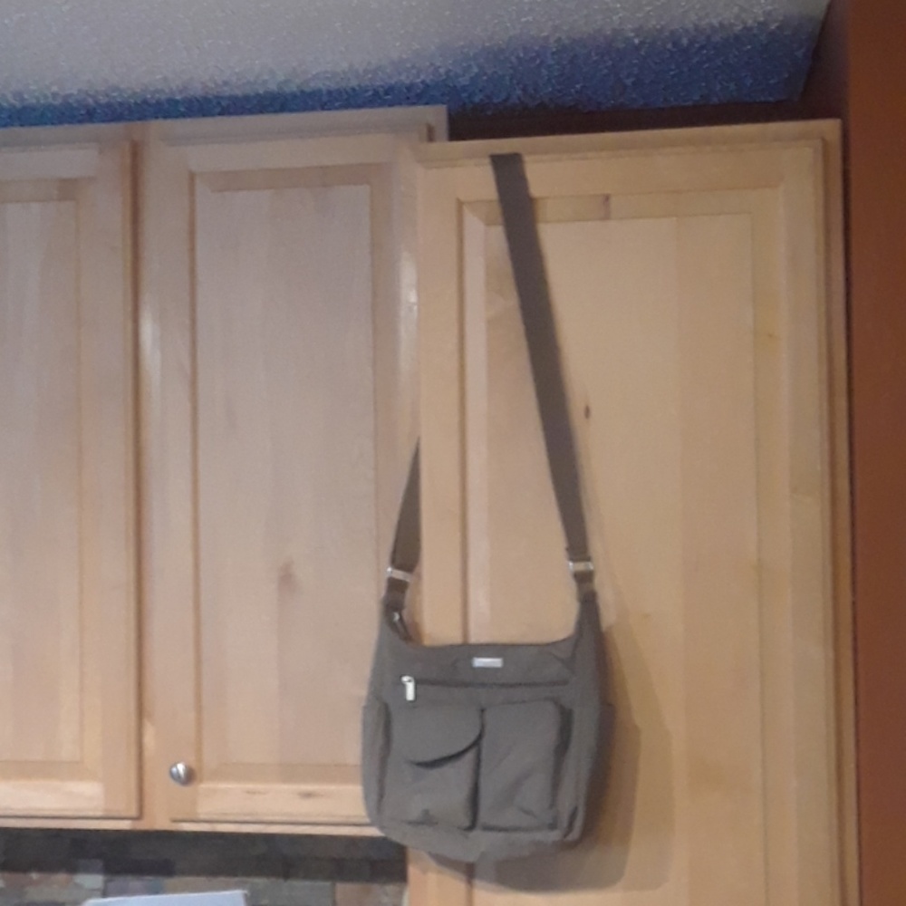 Baggallini Everyplace Bagg Brown Nylon Crossbody